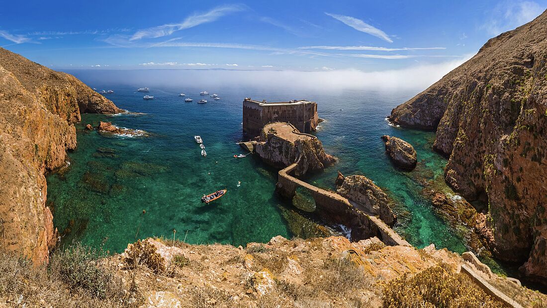 Excursion to the Berlenga Islands Community in our Pure Surf Camp Peniche at trips