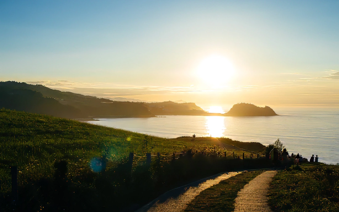 Surfcamp Zarautz Spanien Weg zum Strand