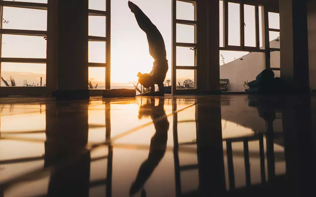 Der neue Yogaraum mit Blick aufs Meer Der neue Yogaraum mit Blick aufs Meer