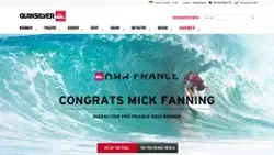 Webpage Quiksilver