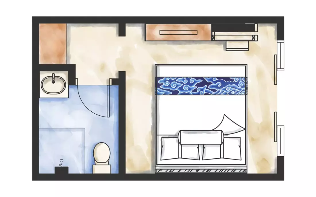 The Superior Double Room Seminyak Surf Camp Bali