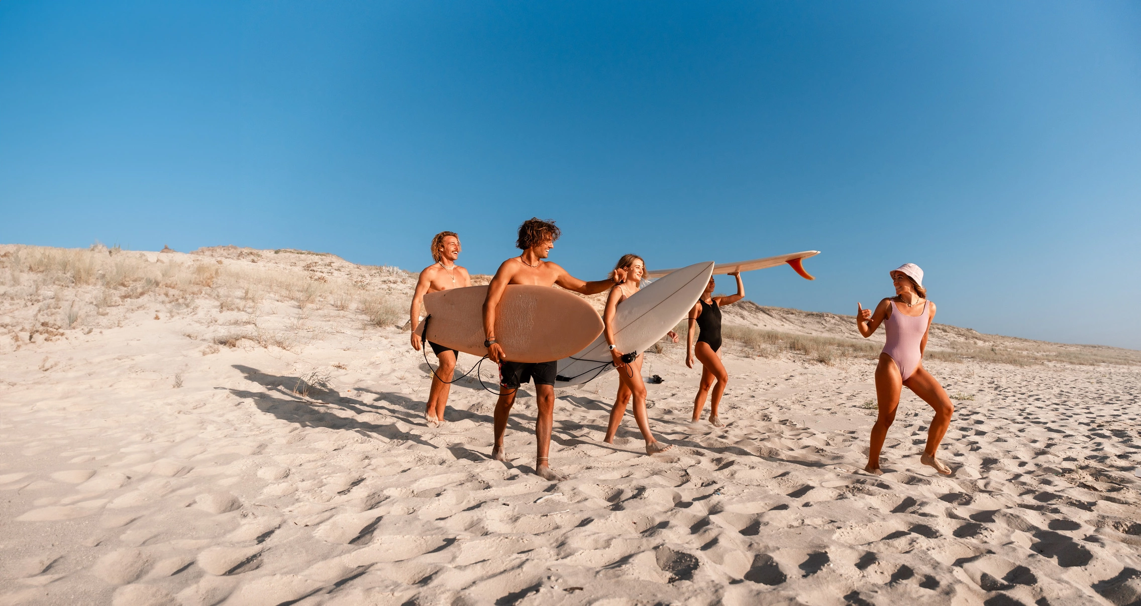 Surfcamp Soustons Plage Frankreich Strand