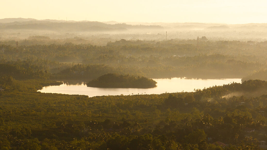 See von oben in Sri Lanka