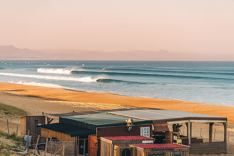 Surfspot beim Surfcamp Seignosse