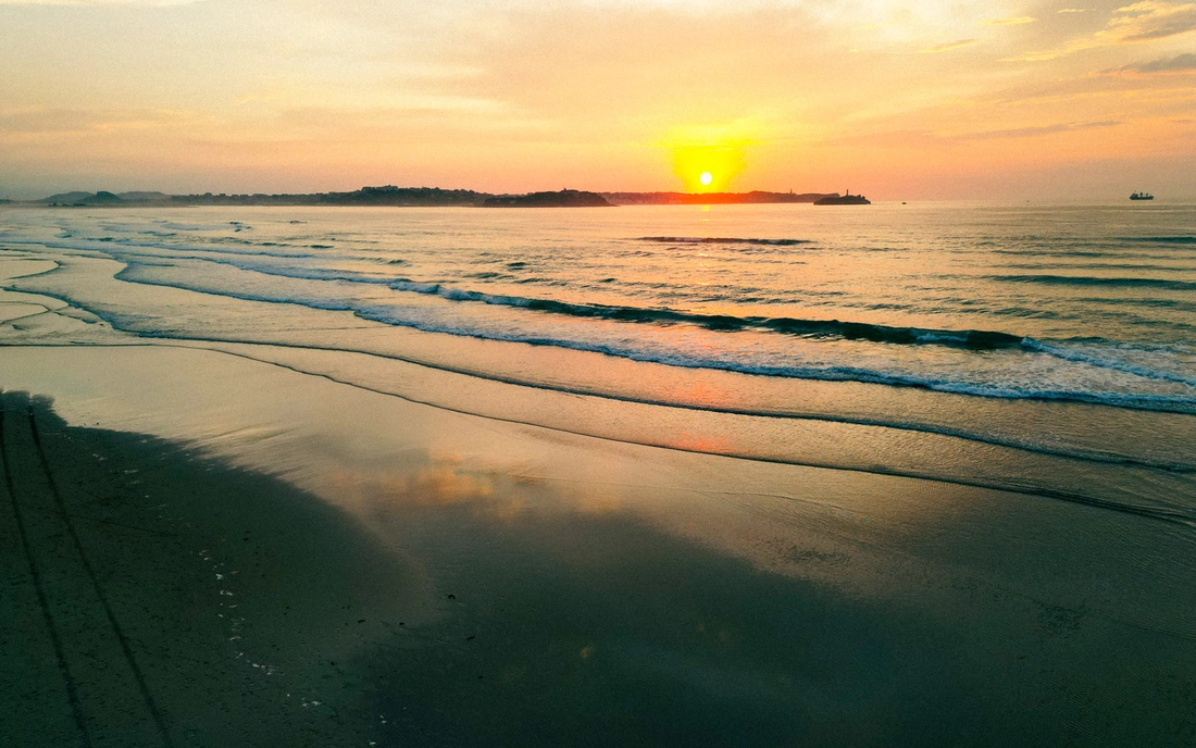Immer wieder schön: Loredo Sunsets Loredo Spanien Bucht