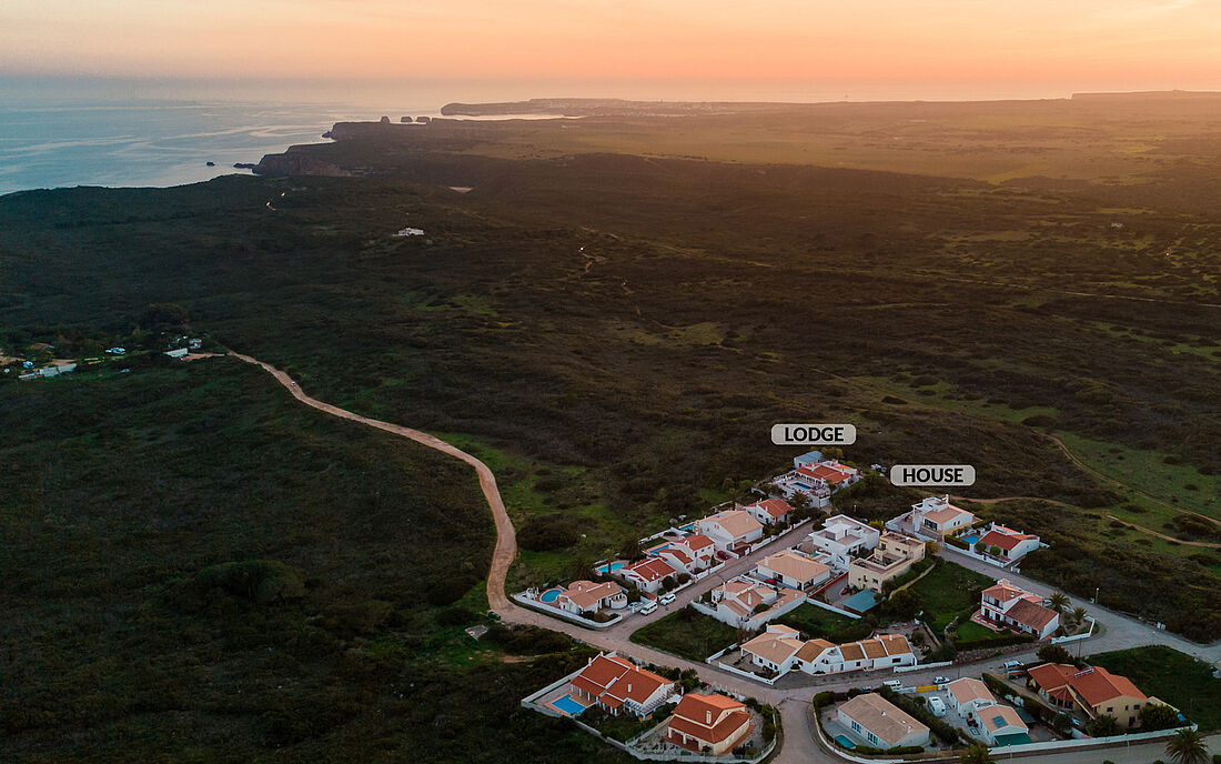 Surflodge Portugal Drohne Ingrina