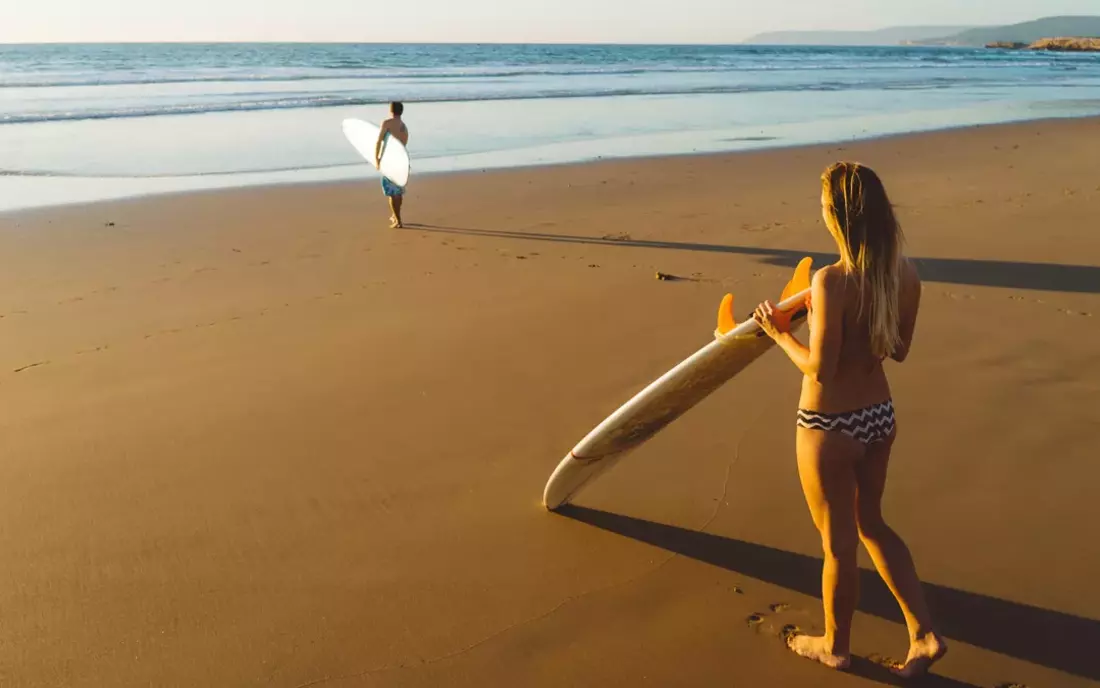 Lange Sandstrände, chillen und Surfen - was will man mehr? Lange Sandstrände, chillen und Surfen - was will man mehr?