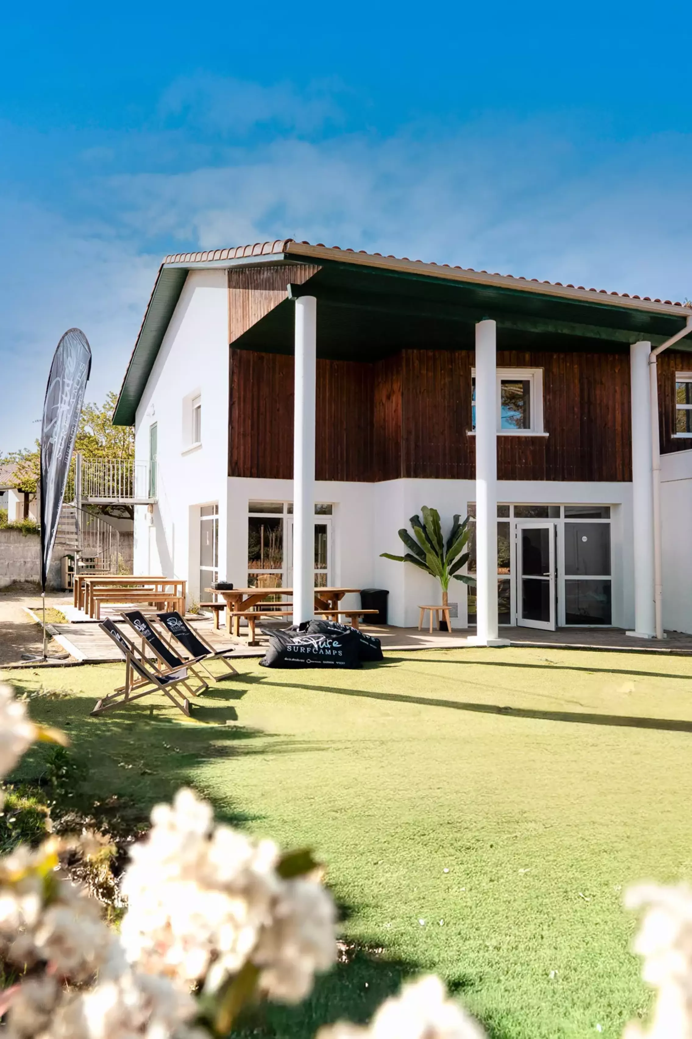 Surfcamp Hostel Vieux Boucau Frankreich Surftrip