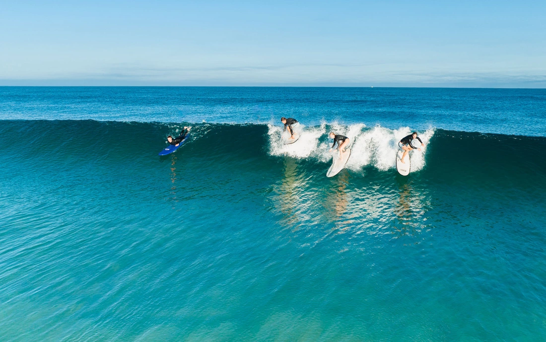 Surfen lernen Partywave