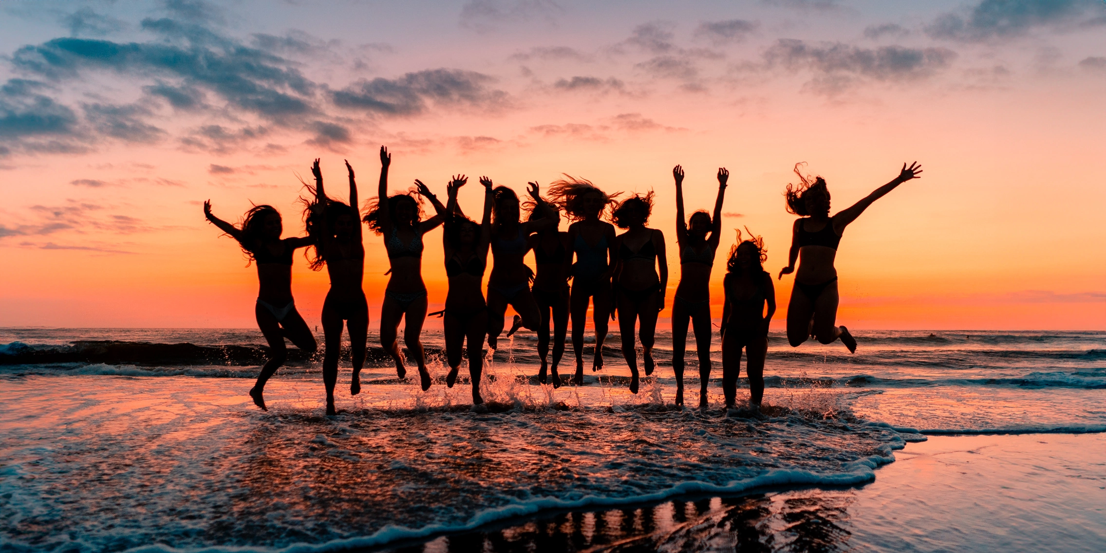 Surfcamp Soustons Plage Frankreich Sonnenuntergang