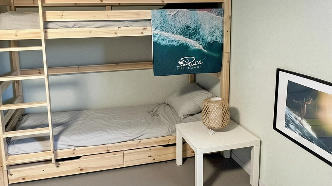 Surfcamp Vieux Boucau Stockbett