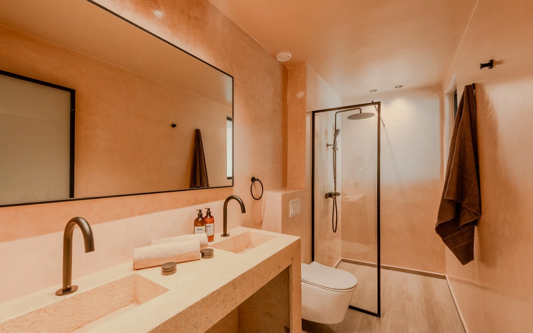 Boutique Surfcamp Morocco Tamraght – Royal Suite bathroom