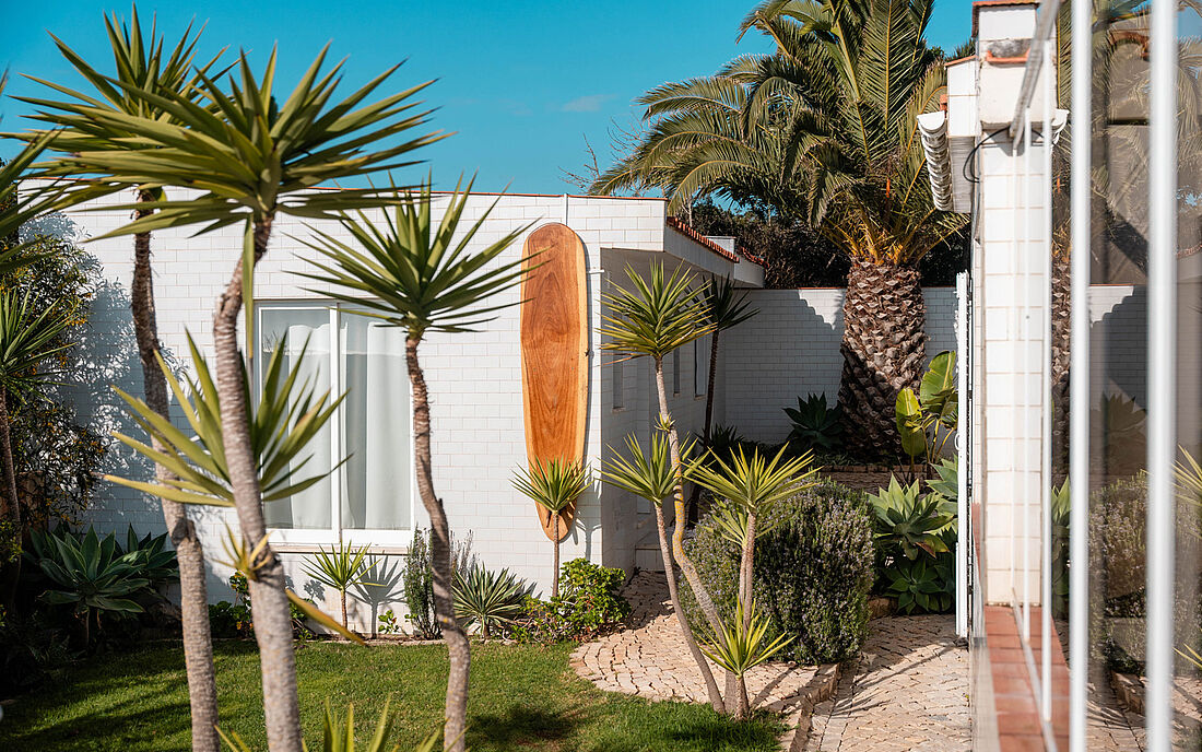 Surflodge Portugal Algarve Ingrina Garten