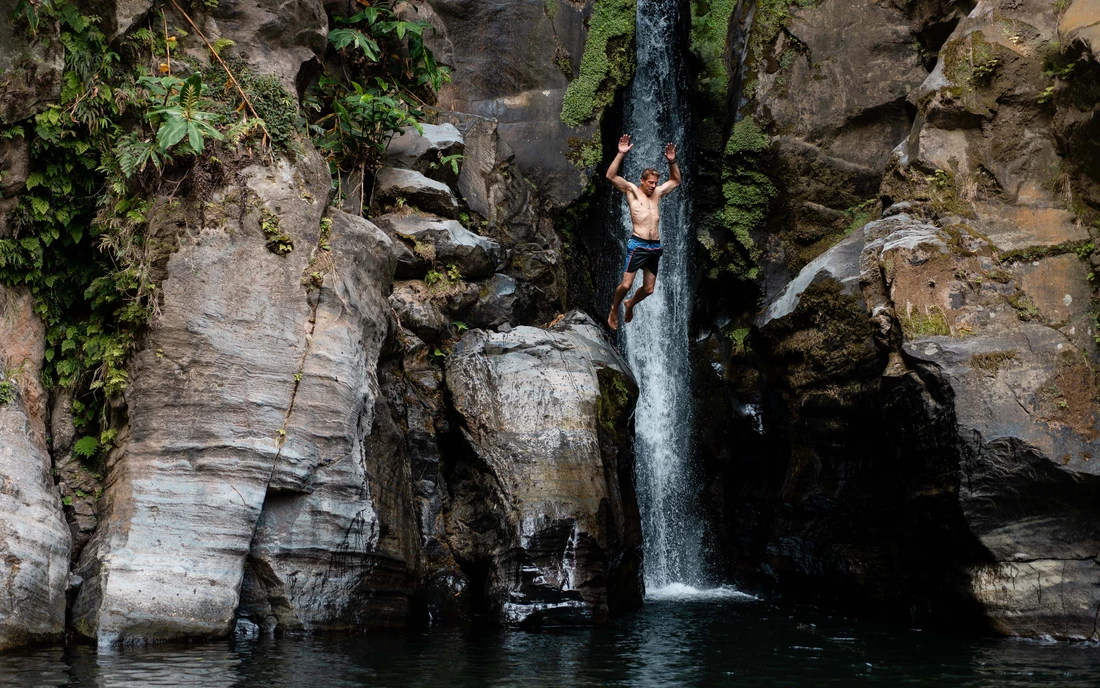 Ausflug zu den Wasserfällen