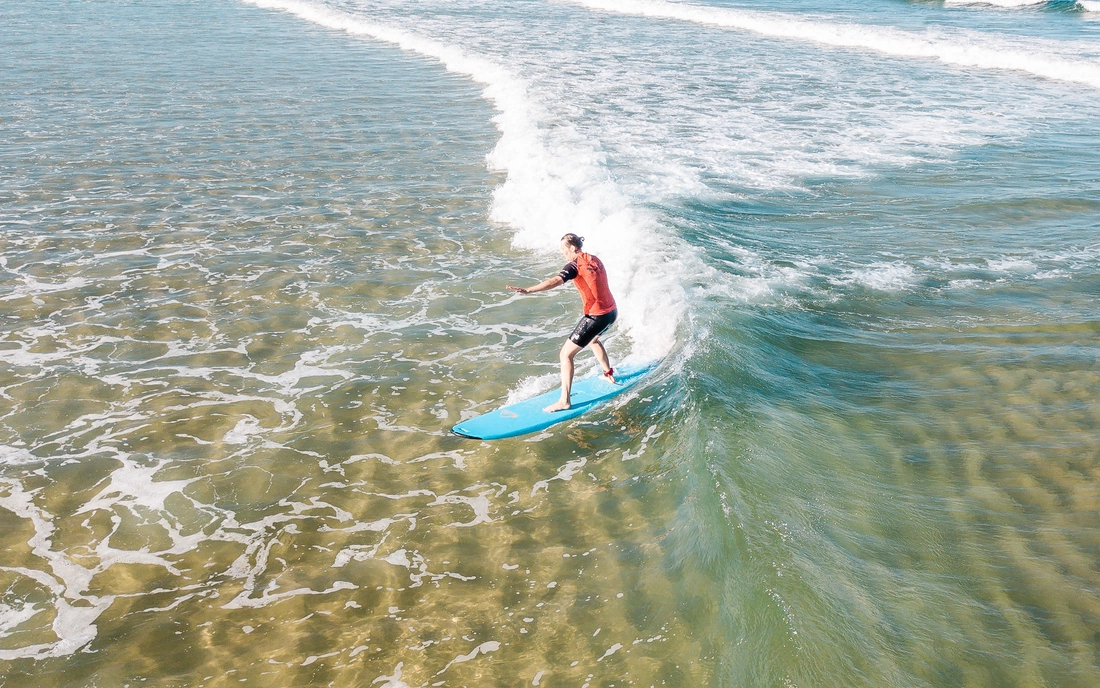 Die erste grüne Welle surfen