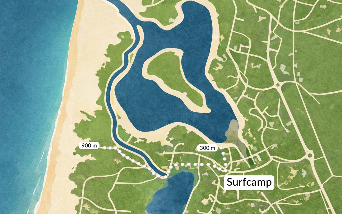 Surfcamp Soustons Plage Frankreich