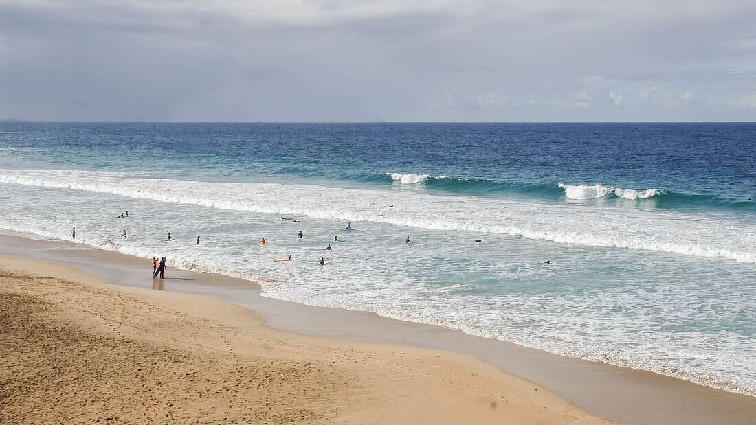 Surfspot Cotillo an der Westküste von Fuerteventura