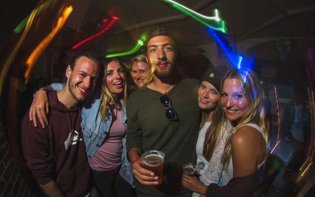 Surfcamp Vieux Boucau Frankreich Party