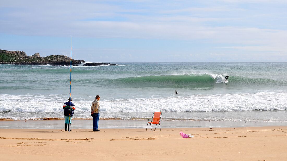 Surfen am Surfspot Martinhal bei Sagres