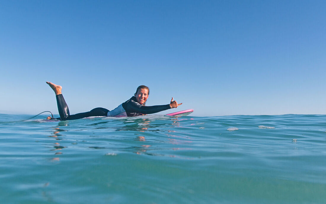 Surfen lernen macht Spa&szlig;&szlig;