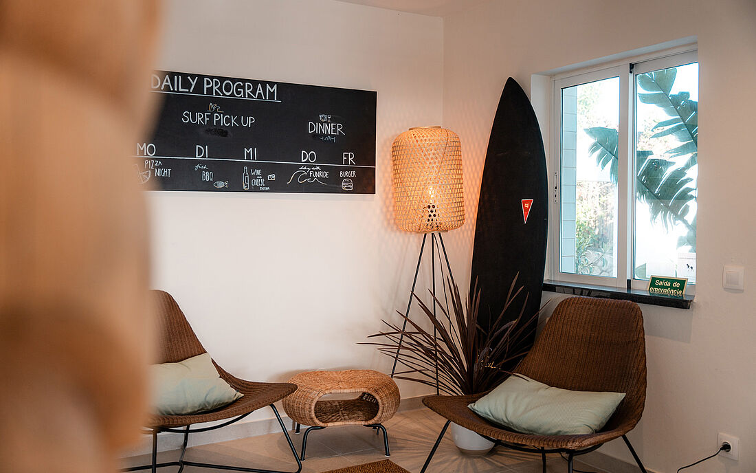 Surflodge Portugal Algarve Ingrina Lounge