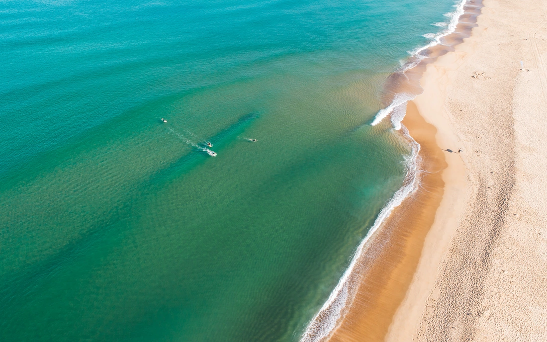 Surfcamp Vieux Boucau Frankreich Strand