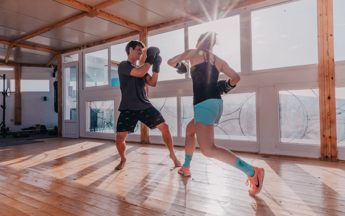 Probiere dic h im Sparring