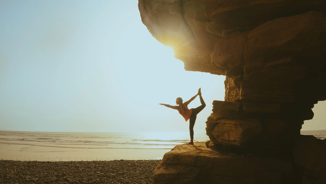 Yoga am Strand