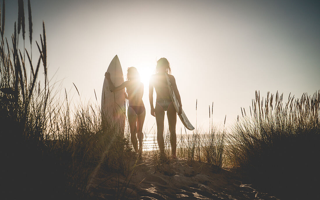 auf eine letzte Surfsession