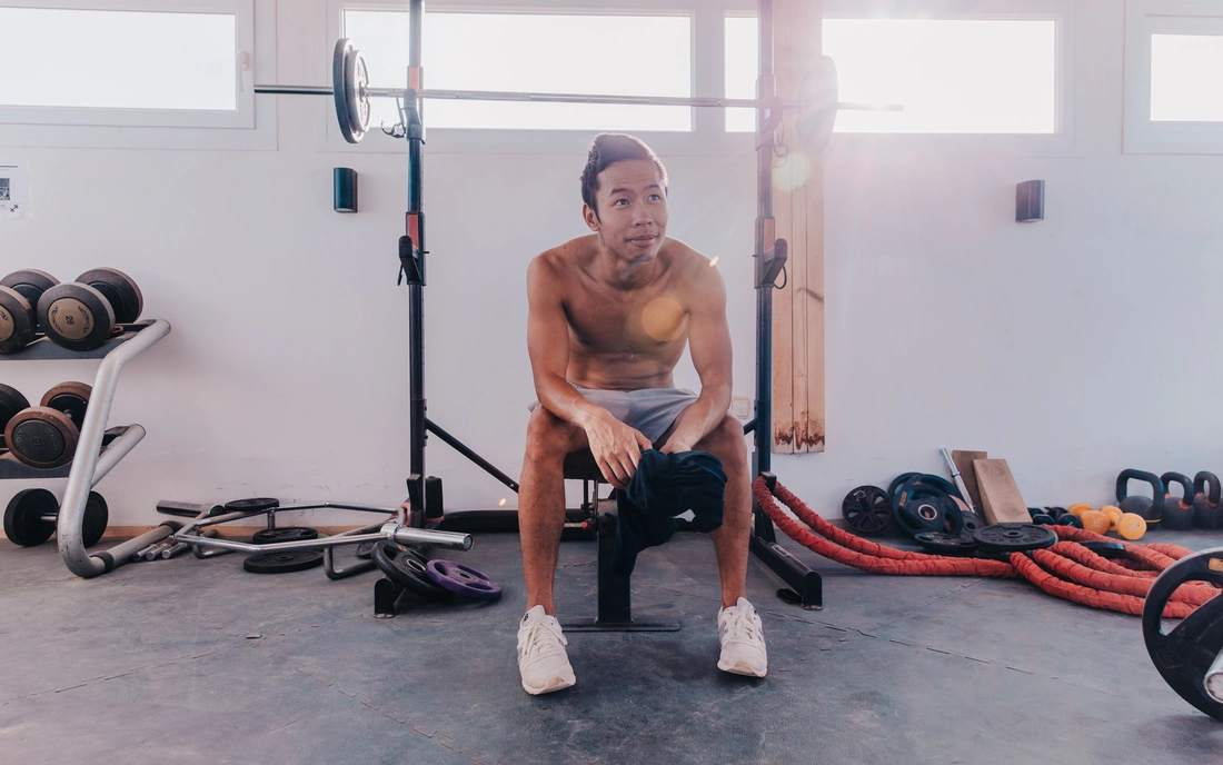 Zwischen den Sets etwas Inne halten