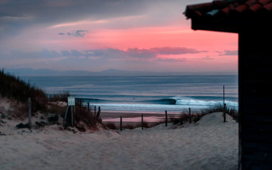 Der Haustrand Les Estagnots hat eine der besten Sandbänke in der Region