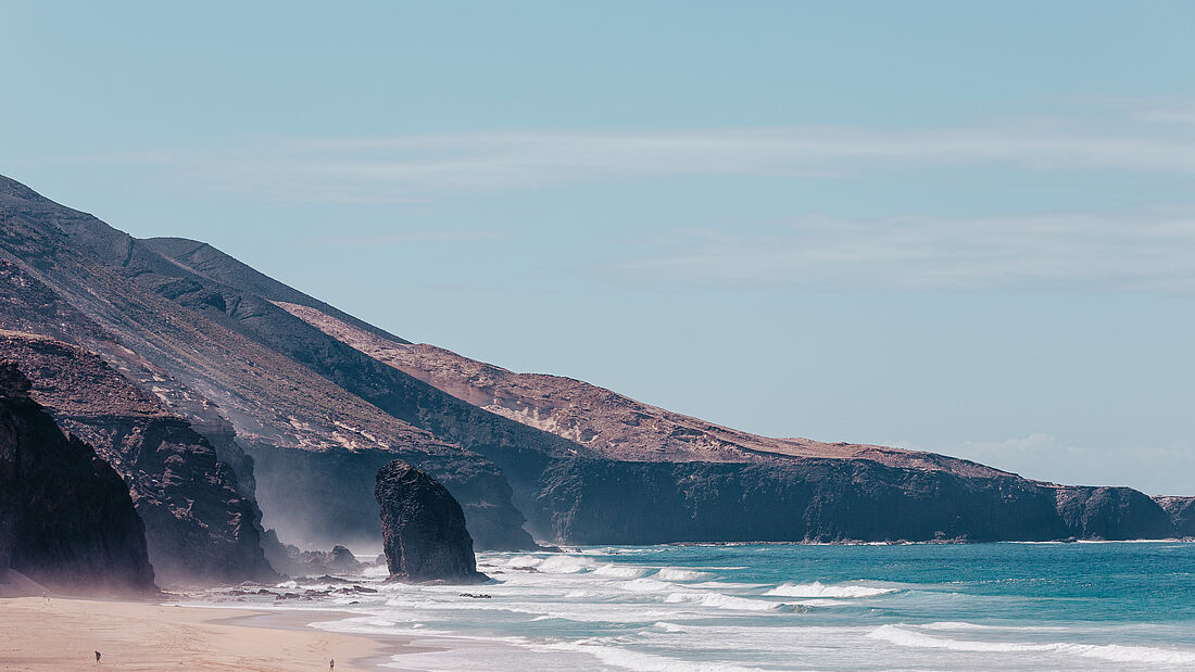 Roque del Moro am Playa de Cofete in Fuerteventura