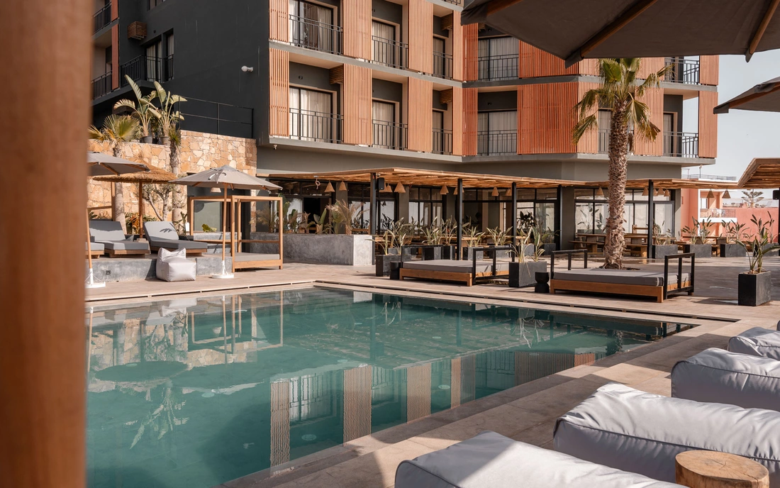Boutique Surfcamp Marokko Tamraght Surf Hotel Restaurant