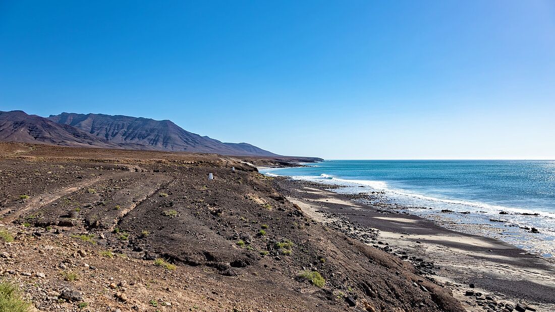 Playa Punta Salinas im Süden von Fuerteventura