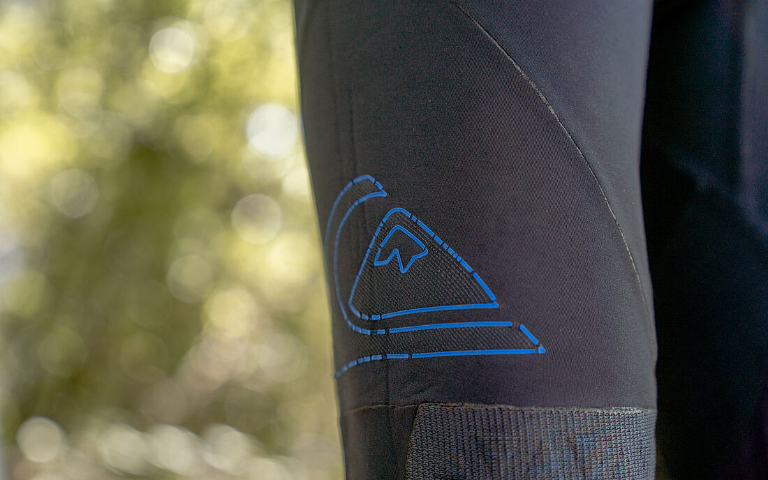 Verst&auml;rkte Knie Pads zum Schutz der Knie und f&uuml;r die Langlebigkeit des Neo