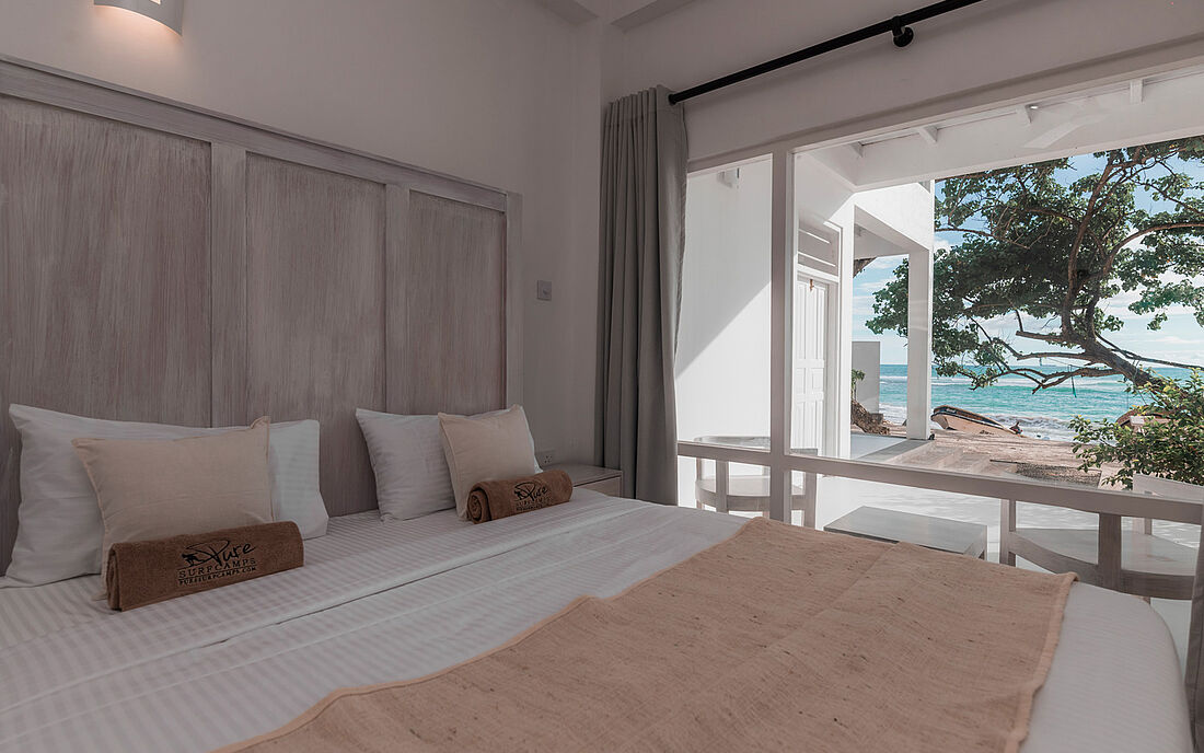 Surfcamp Sri Lanka Kathaluwa Doppelzimmer Meerblick