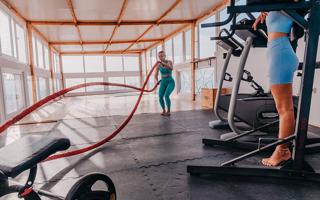 Battle ropes are sure to make you sweat