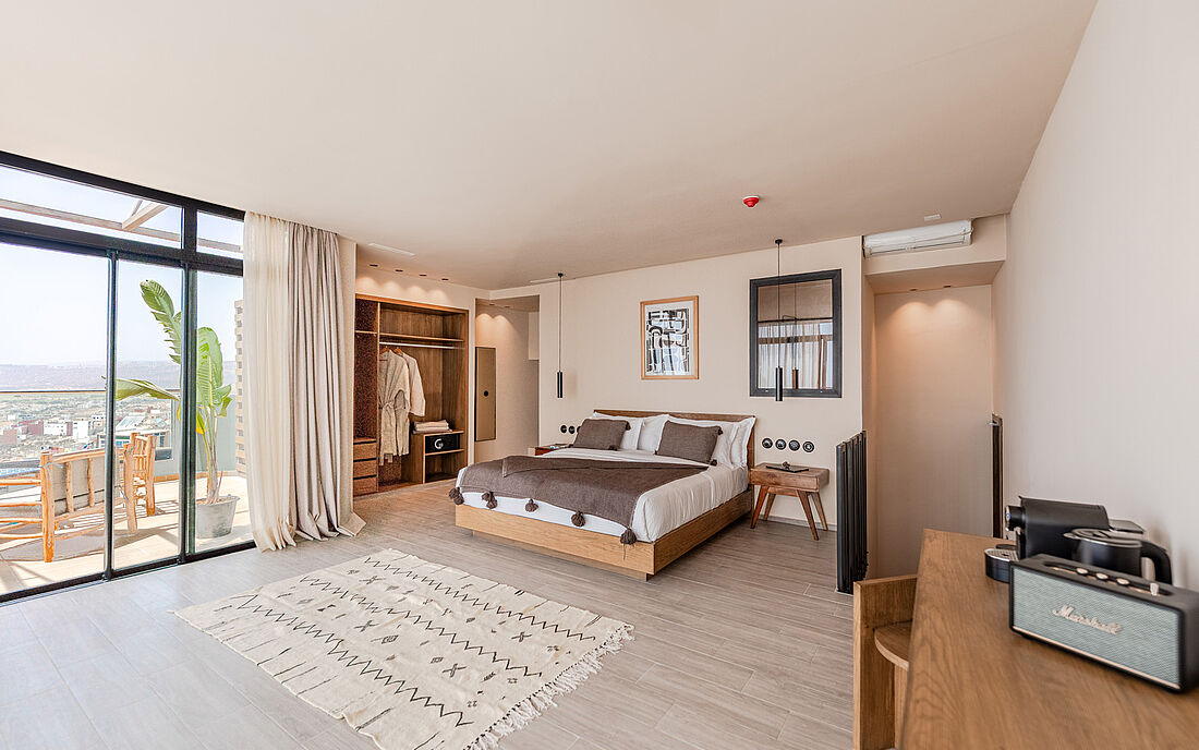 Boutique Surfcamp Marokko Tamraght Suite Royal