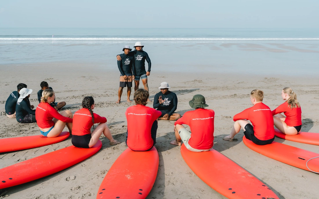 Surfen lernen Bali Seminyak