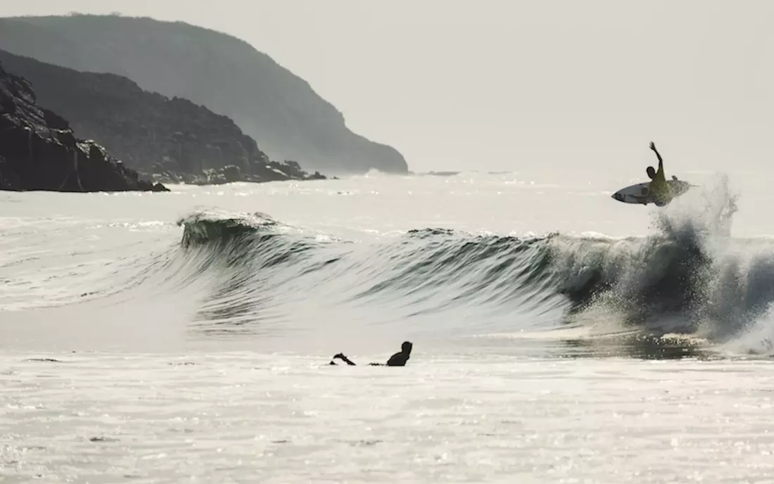 Surf spots for all levels! surfing surfing wave in zarautz