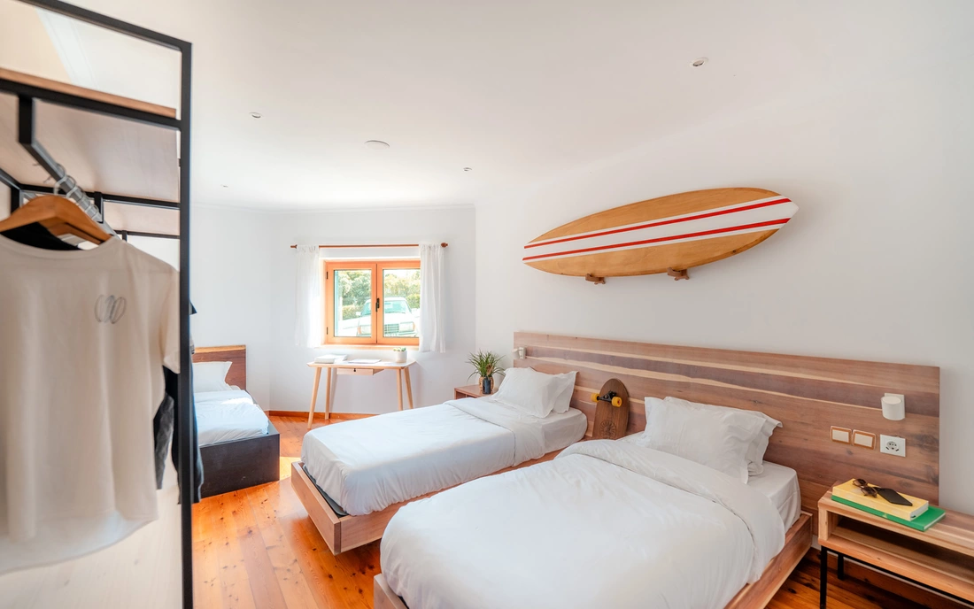 Surfcamp Ericeira Portugal 3er Zimmer