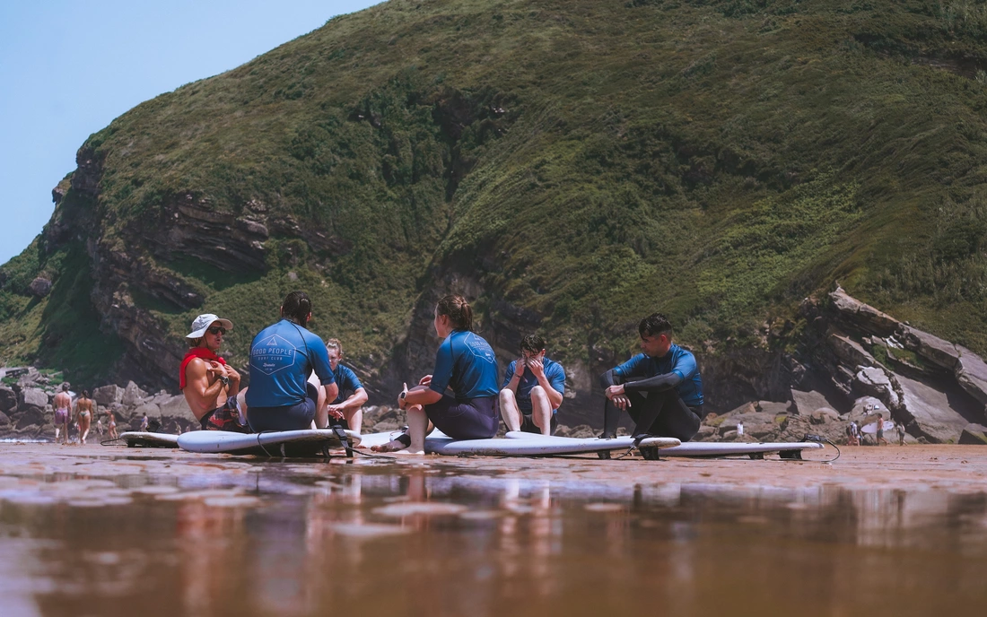 Surfcamp Zarautz Spanien Surfkurs