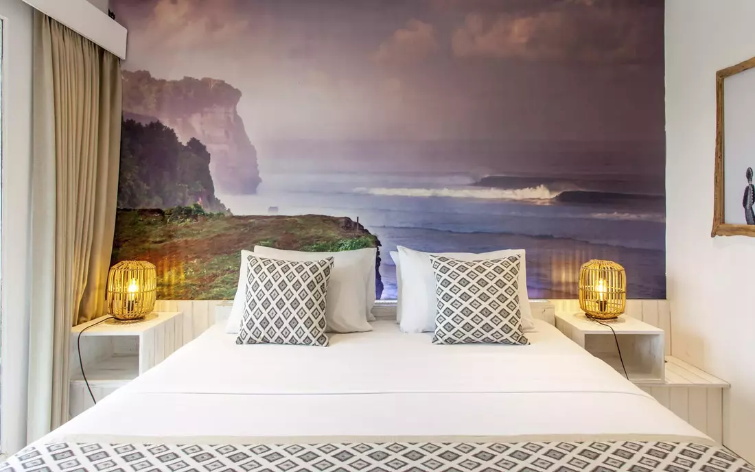 The Superior Double Room Seminyak Surf Camp Bali