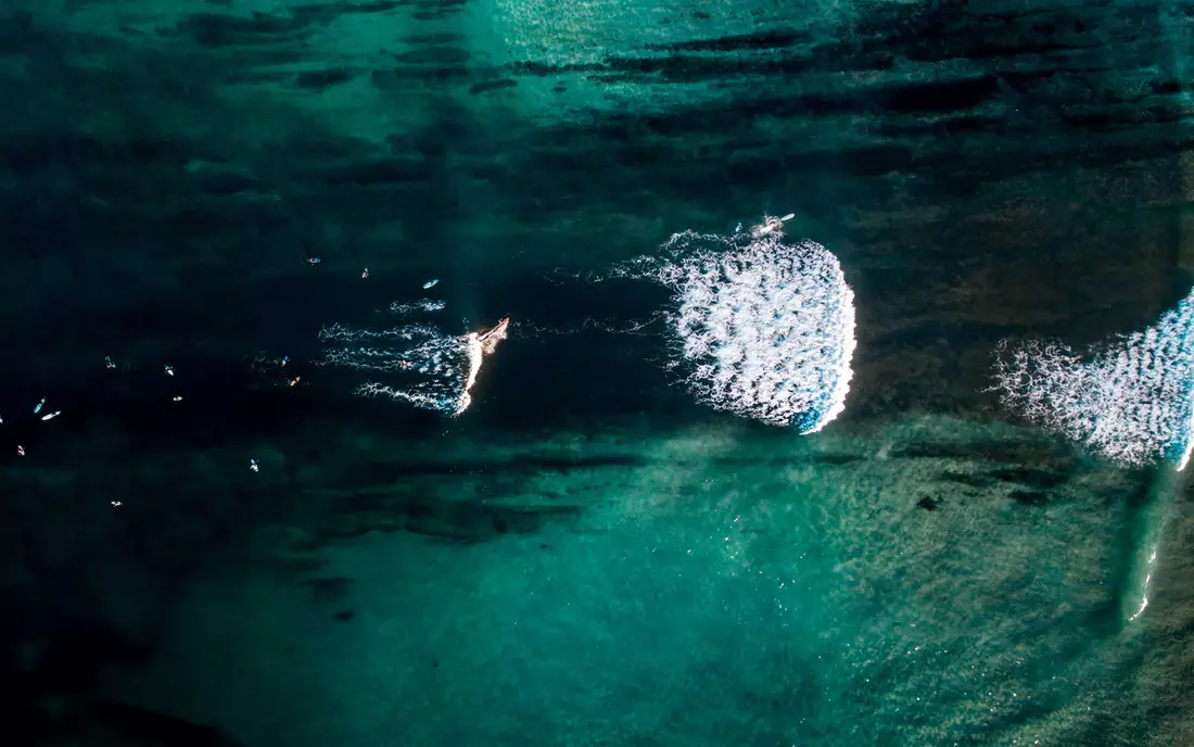 Surf Life in our Pure Surf Camp Peniche from above
