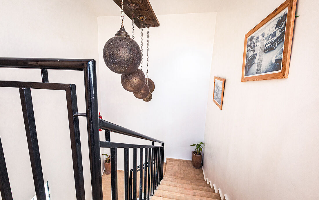 Sophisticated design and artistic photos in wooden frames