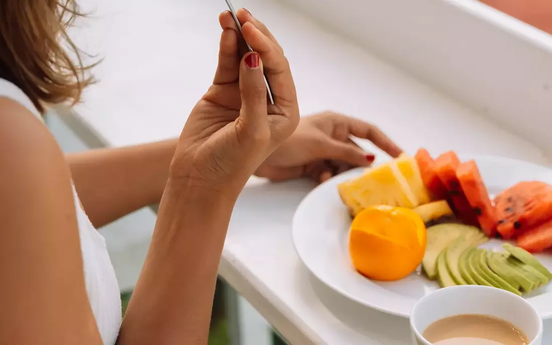 Fresh fruit for breakfast