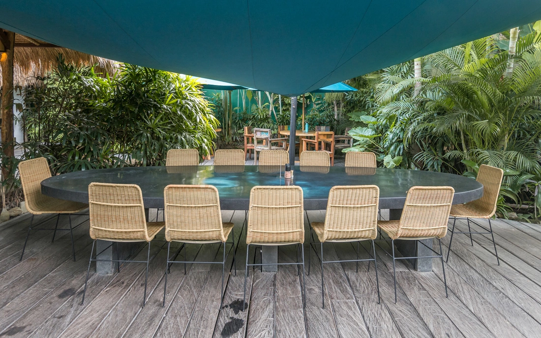 Surfcamp Bali Seminyak Essensbereich