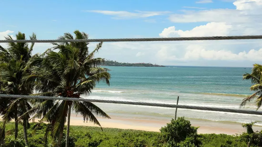 Ausblick aus dem Surfhouse Sri Lanka Ausblick aus dem Surfhouse Sri Lanka