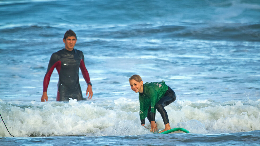 Surfen lernen Marokko Kinder