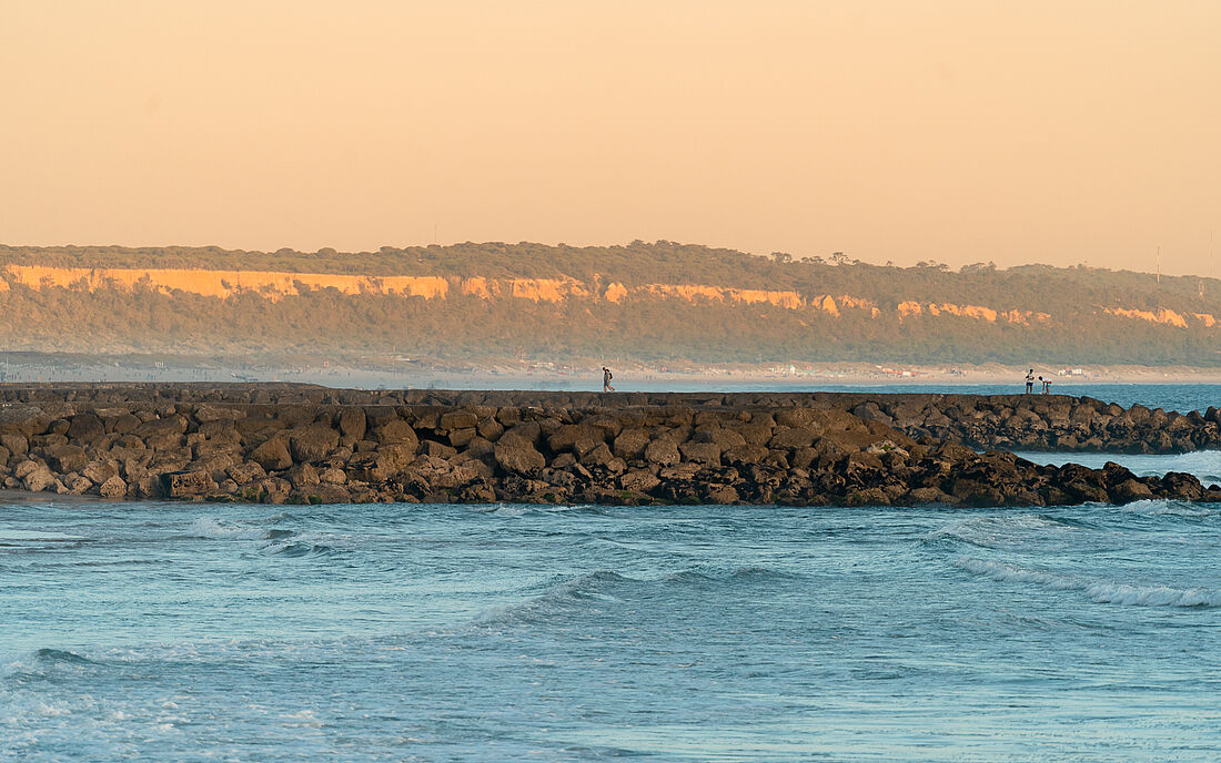 die vielen Molen in ganz Caparica